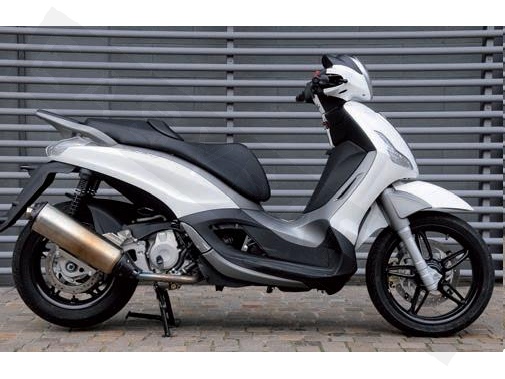 Uitlaat POLINI Racing RVS Piaggio Beverly Sport Touring 350i '12-'14